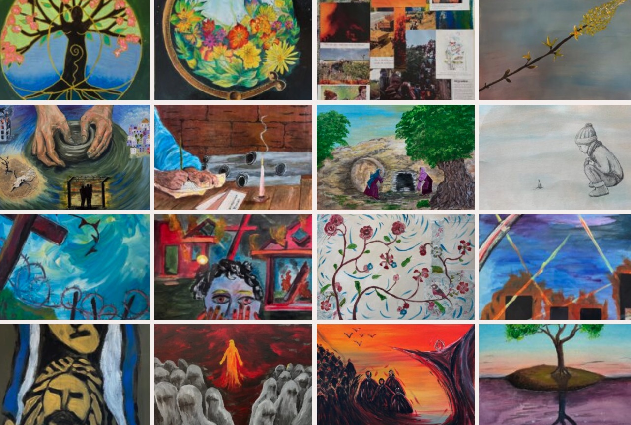 Interactieve tentoonstelling van schilderijen: Veertigdagentijd - Pasen 2024